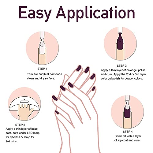 Meitawill Gel Nail Polish - 15ml Eggshell Gel Polish, Soak Off, Ideal For Salon & DIY Beauty & Personal Care Meitawilltion