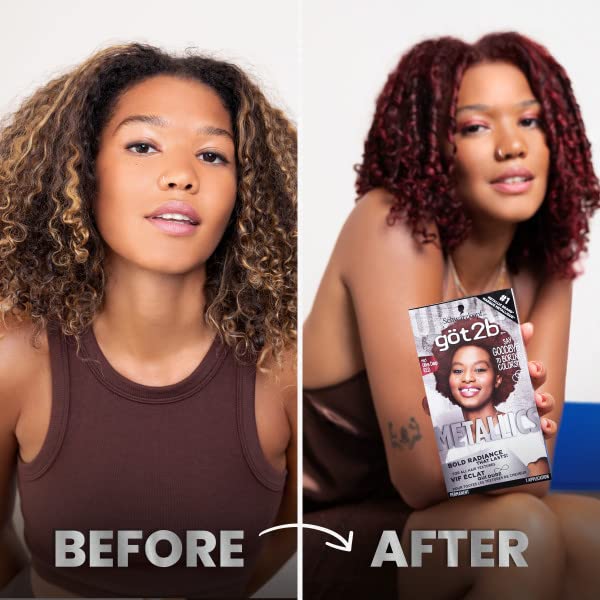 Got2b Metallics Permanent Hair Color, M65 Deep Red Beauty & Personal Care Got2B