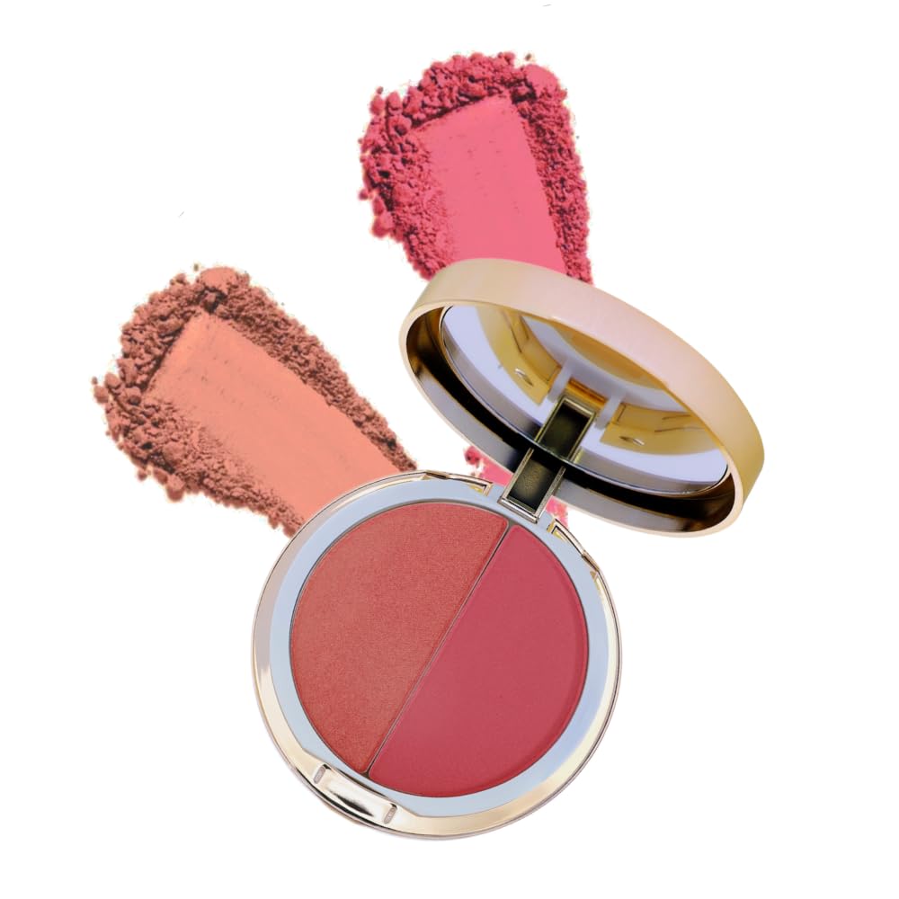 Emani Blush & Bronzer - Natural Mineral Pressed Bronzer for Face - Radiant Skin Blush for Sun Kissed Glow, All Skin Types including Sensitive Skin Beauty & Personal Care Emani