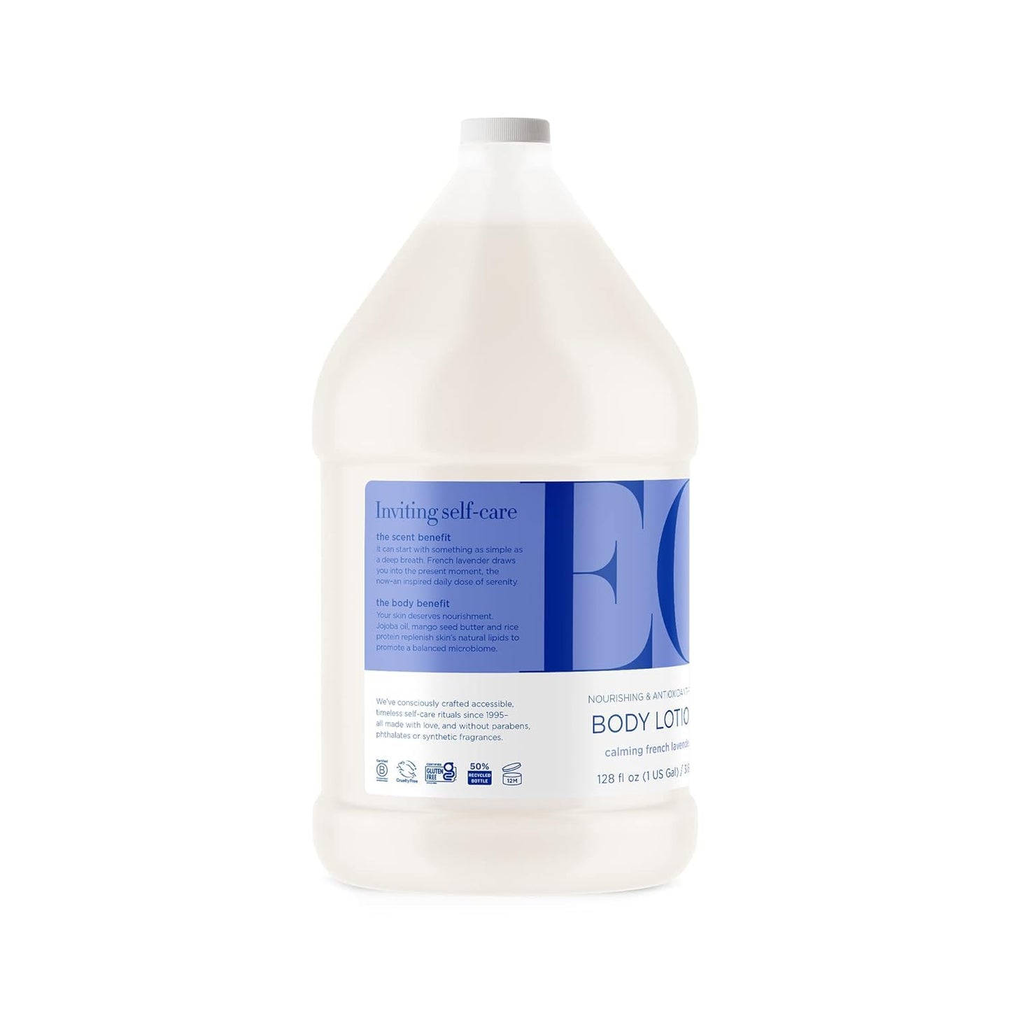EO Body Lotion Refill for Hands/Body, 1 Gallon, French Lavender, made with Essential Oils for Men and Women Beauty & Personal Care EO