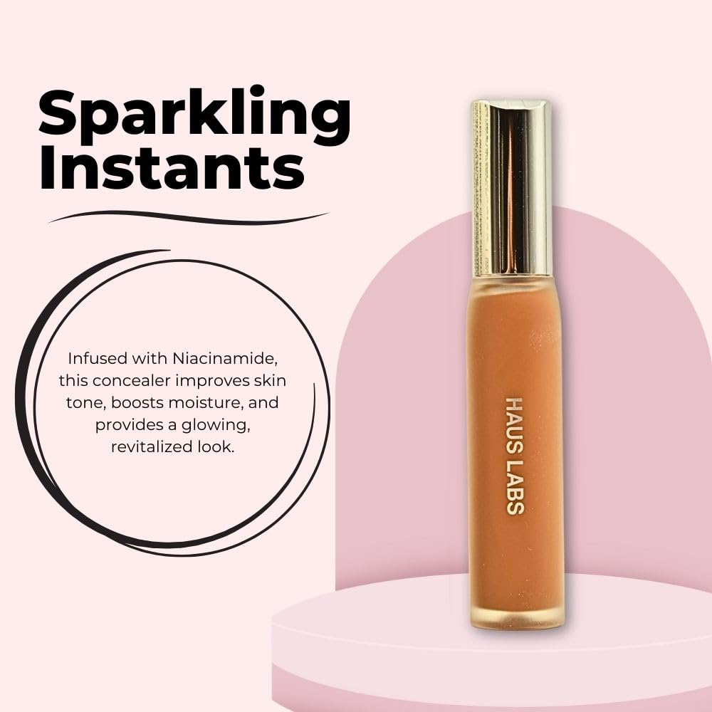Haus Labs Triclone Skin Tech Hydrating + De-puffing Concealer with Fermented Arnica - 40 Medium Deep Golden Beauty & Personal Care Haus Laboratories