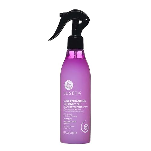 Luseta Curl Enhancing Heat Protectant Spray Define Curls & Resotre Bounce for Curly and Wavy Hair,Protect Hair from Heat Damage,Frizz-Free for Women Beauty & Personal Care L LUSETA
