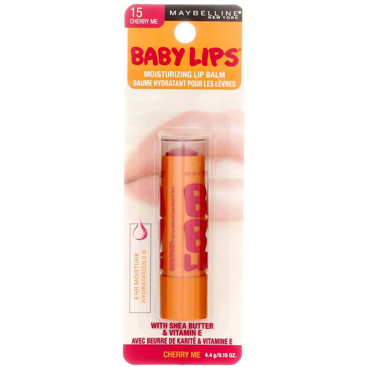 Maybelline Baby Lips Moisturizing Lip Balm , Cherry Me 0.15 oz (Pack of 2) Beauty & Personal Care MAYBELLINE