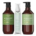 THEORIE Botanical Hair Care Ritual Set, Shampoo, Conditioner & Hair Serum Trio, 3 Piece Hair Care Set for All Hair Types (Green Tea & Bamboo Beauty & Personal Care Theorie