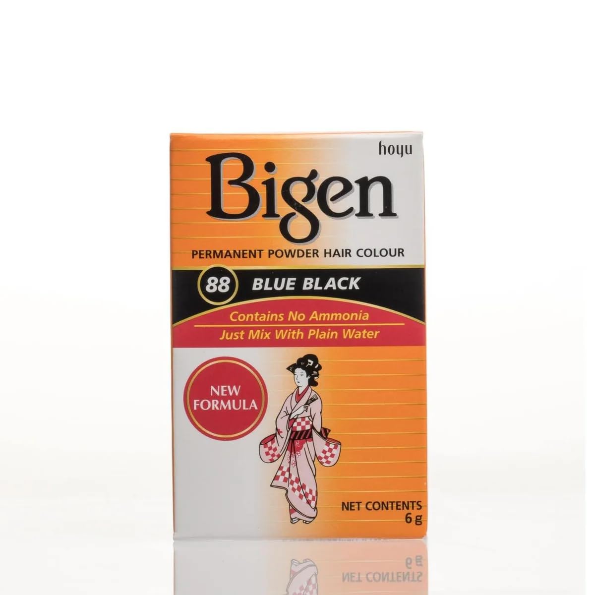 Bigen Powder Hair Color #88 Blue Black (6 Pack) Beauty & Personal Care Bigen