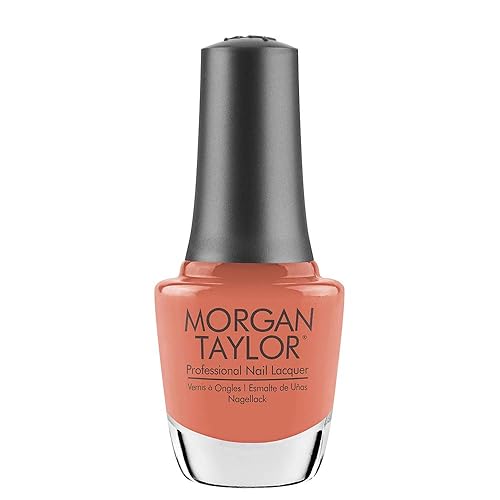Morgan Taylor Nail Lacquer (Perfect Landing) Coral Professional Lacquer, Vibrant, Chip-Resistant, Fast-Drying, Long-Lasting, High-Shine, Perfect Beauty & Personal Care Morgan Taylor