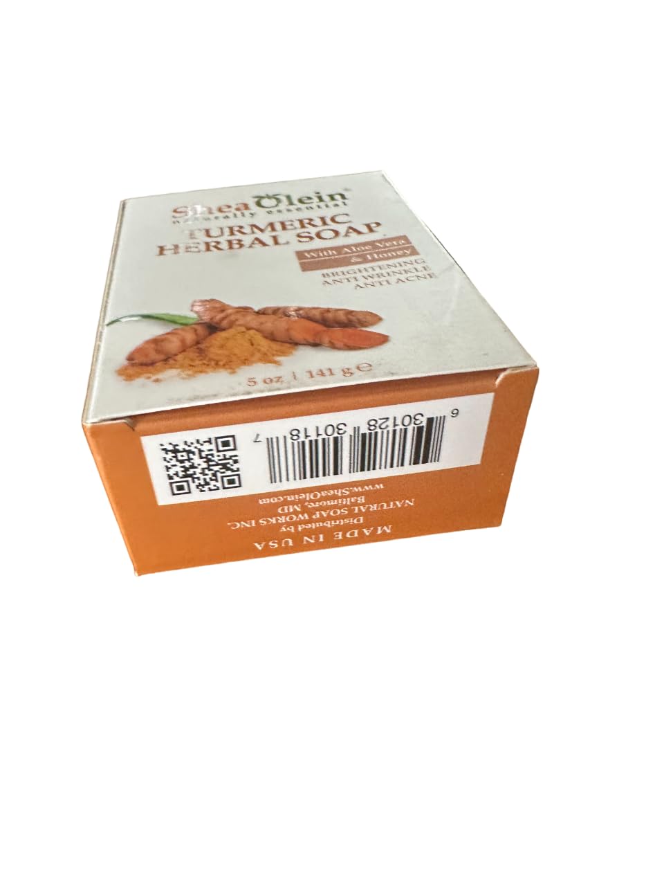 Shea Olein TURMERIC HERBAL SOAP WITH ALOE VERA & HONEY Beauty & Personal Care SheaOlein Naturally Essential