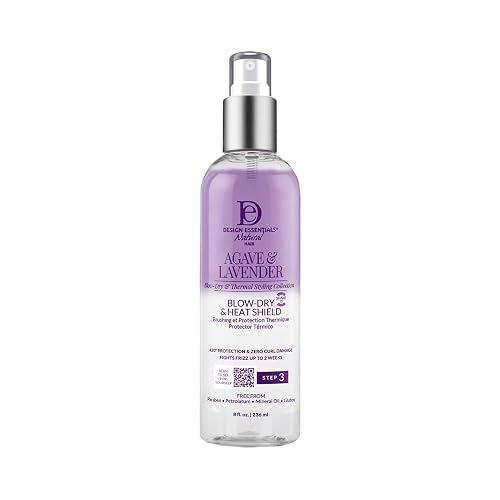 Design Essentials Agave & Lavender Moisturizing Blow-Dry & Styling Primer, 8 Ounce Beauty & Personal Care Design Essentials