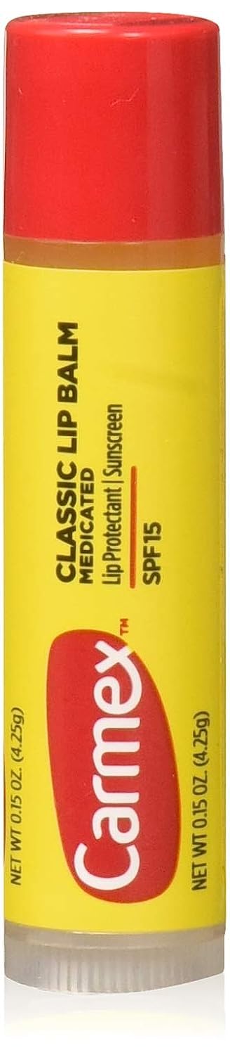 Carmex Classic Lip Balm, Lip Protectant Sunscreen SPF 15, 0.15 Oz Beauty and Personal Care Carmex