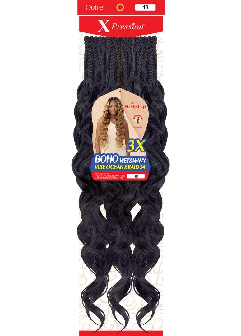 Outre X-Pression - Twisted Up - Boho Wet & Wavy Vibe Ocean Braid 24" 3X (CT/30)