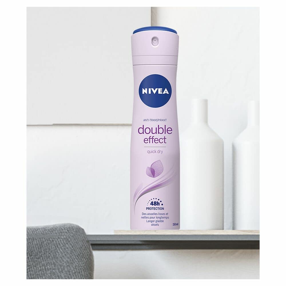 Nivea Deodorant Spray Double Effect, 150 g Beauty and Personal Care NIVEA