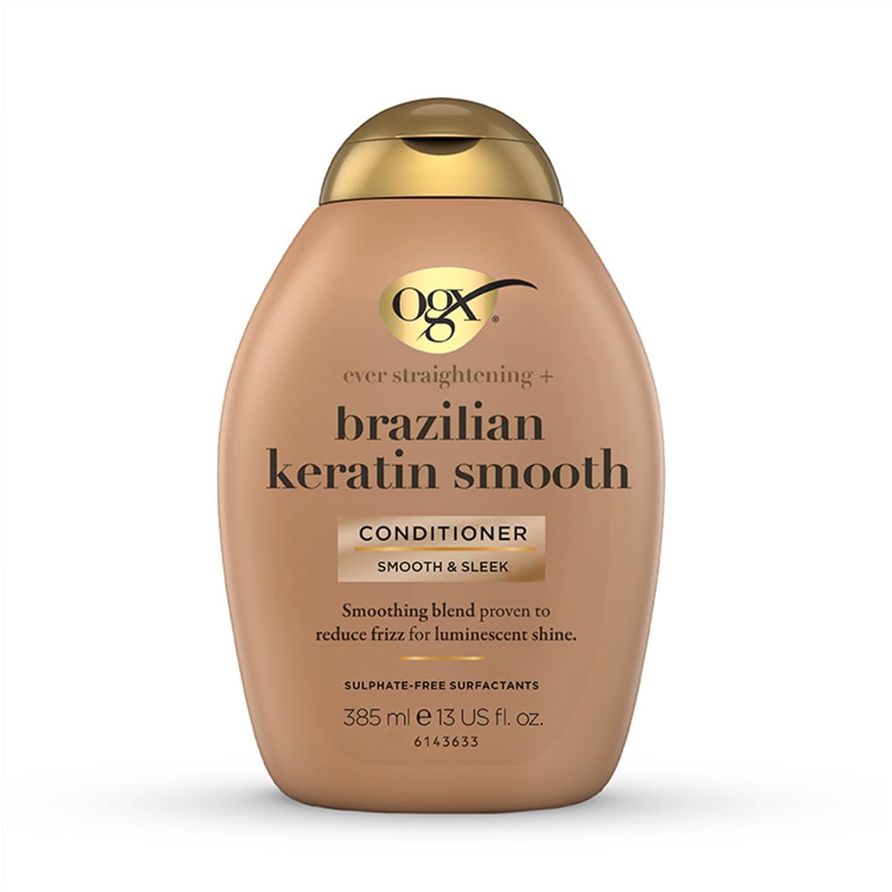 organix Ogx Conditioner Brazilian Therapy 384ml Pack, Keratin, 13 Ounce, (Pack of 3)