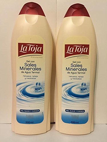 La Toja Shower Gel with Mineral Salts 550ml (PACK OF 2) Beauty & Personal Care La Toja