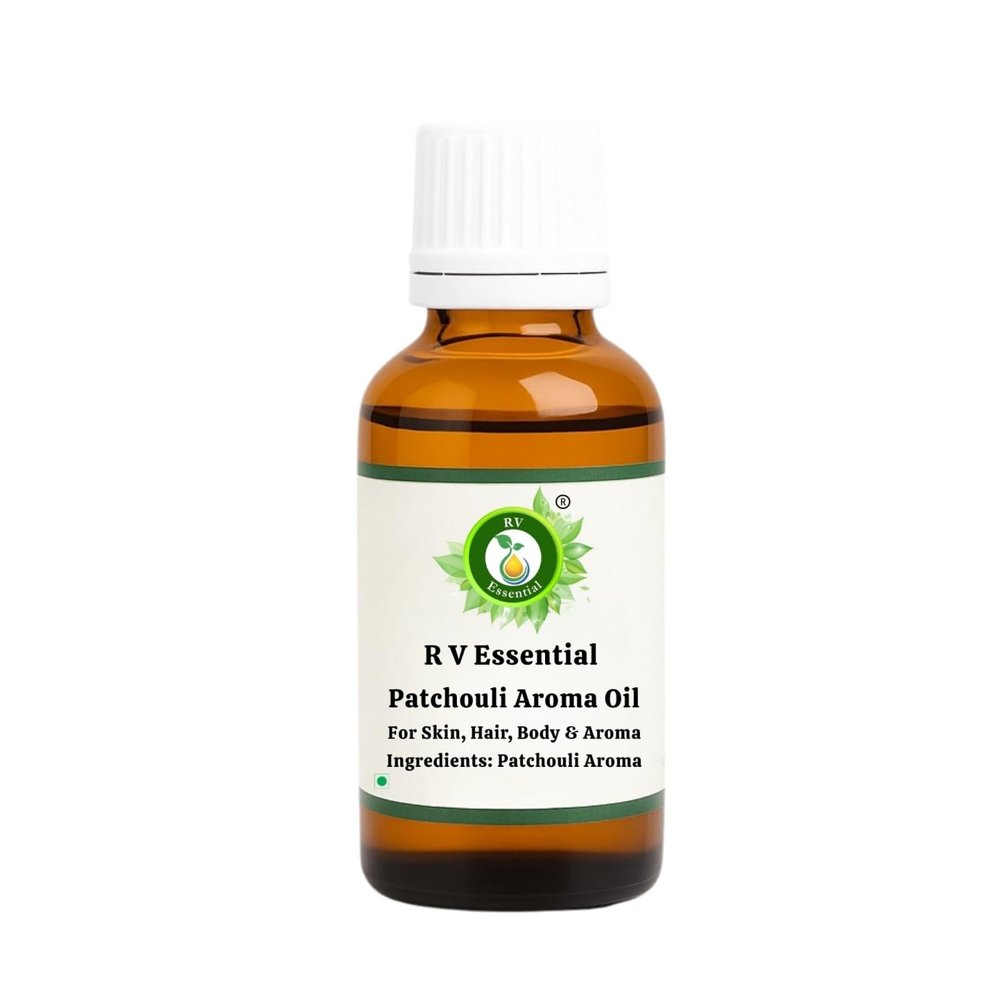 R V Essential Pure Patchouli Essential Oil 5ml (0.169oz)- Pogostemon Cablin (100% Pure and Natural Therapeutic Grade) Beauty and Personal Care R V Essential