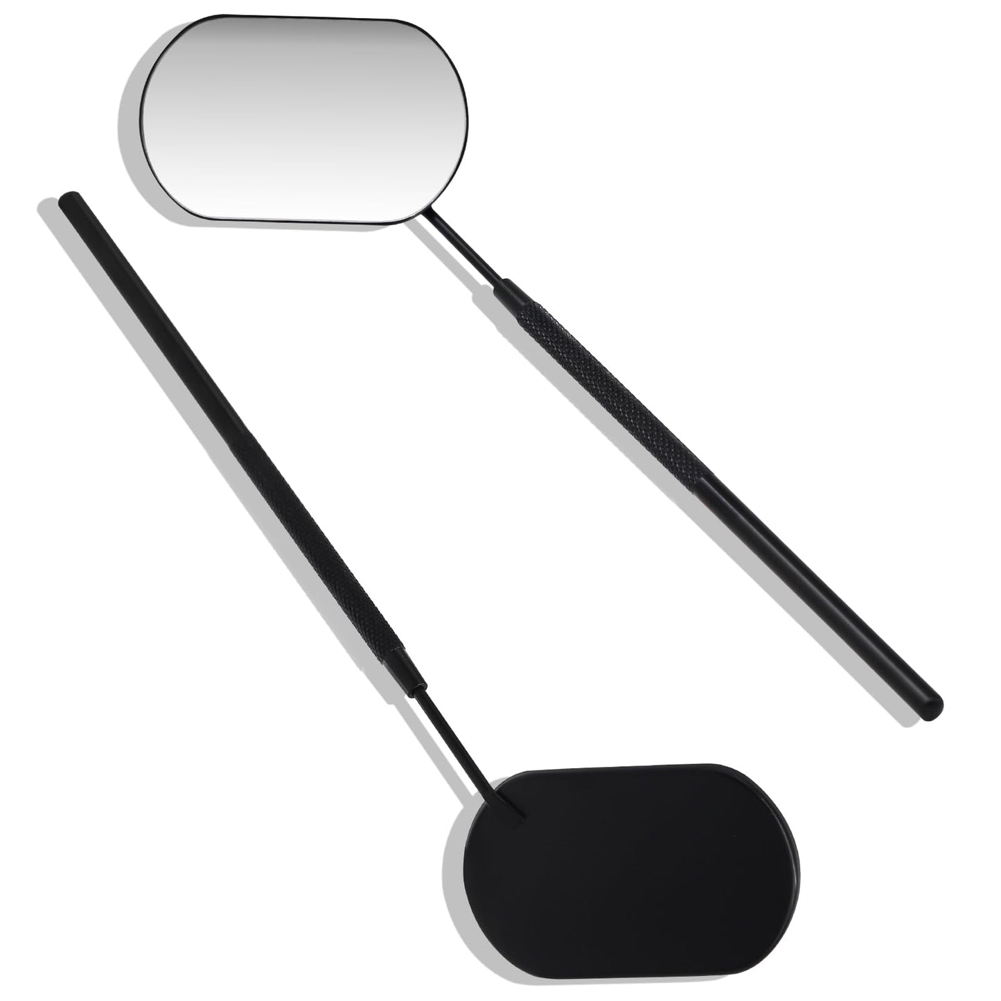Embagol Lash Mirror Extra Large Makeup Mirror for Eyelash Extensions Detachable Stainless Steel Square Round Lash Extension Accessories(Black) Beauty & Personal Care Embagol