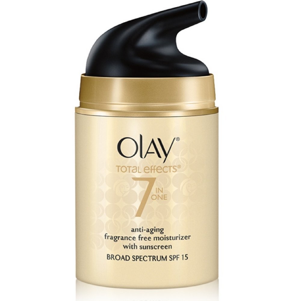 Total Effects 7-in-1 Anti-Aging Face Moisturizer with SPF 15, Fragrance-Free 1.7 oz ( Pack of 3) Beauty & Personal Care Olay
