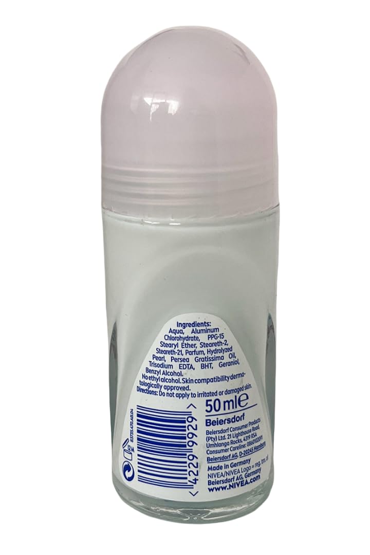 Nivea Pearl & Beauty Roll-On Deodorant, 50ml (1.69 Fl Oz) Beauty and Personal Care NIVEA