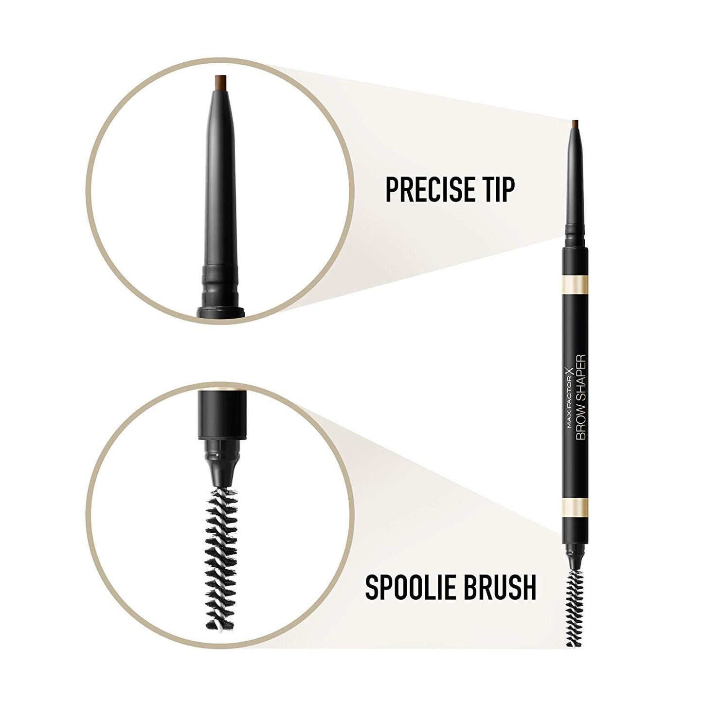 Max Factor Brow Shaper Pencil for Women, 30 Deep Brown, 0.1 Ounce Beauty & Personal Care Max Factor