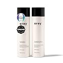 Arey Shower Duo | Daily Wash Shampoo and Smooth Conditioner Set | Delay + Reduce the Signs of Aging Grey Hair | Retain Moisture, Promote Smoothness | Beauty & Personal Care Arey