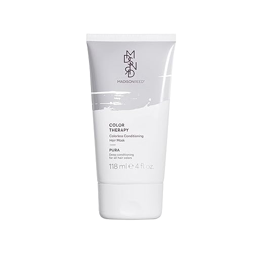 Madison Reed Color Therapy, Pura, Deep Conditioning Hair Mask & Restorative Treatment, Adds Intense Hydration, Keratin & Argan Oil, 4 Fl Oz (118 mL) Beauty & Personal Care Madison Reed