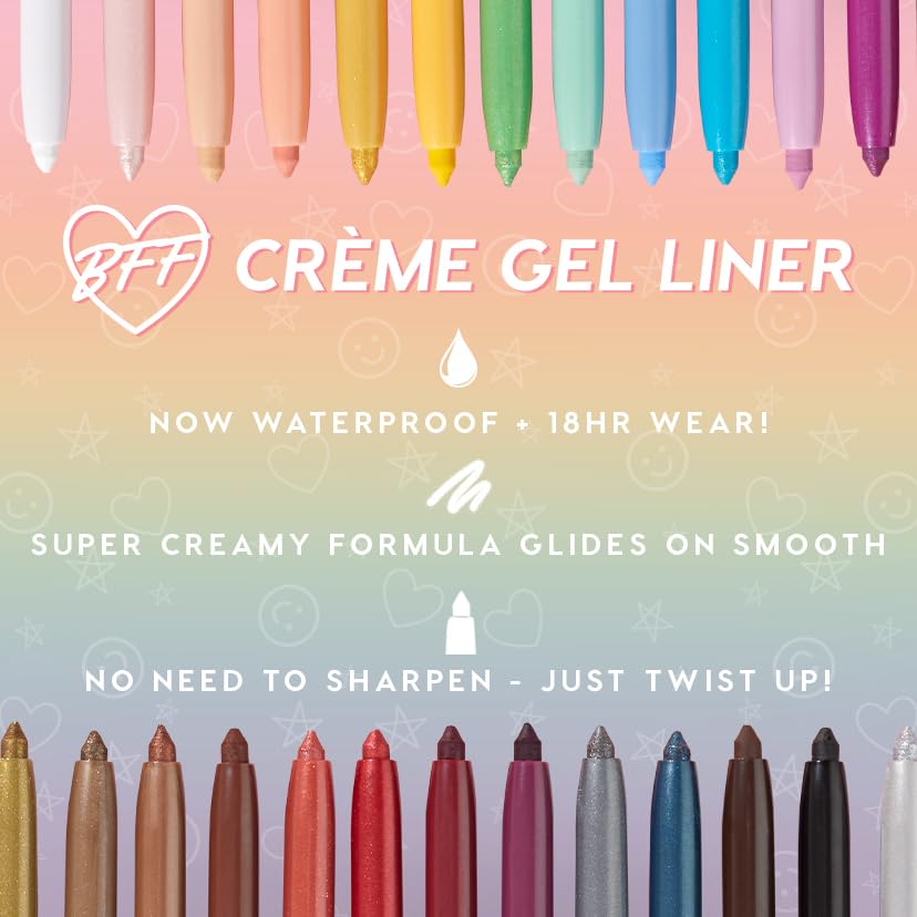 ColourPop Neutral Needs BFF Crème Gel Waterproof Eyeliner Kit - 18HR Wear, Ultra-Pigmented Neutral Eyeliner Pencils with Matte Finishes - Includes Beauty and Personal Care ColourPop