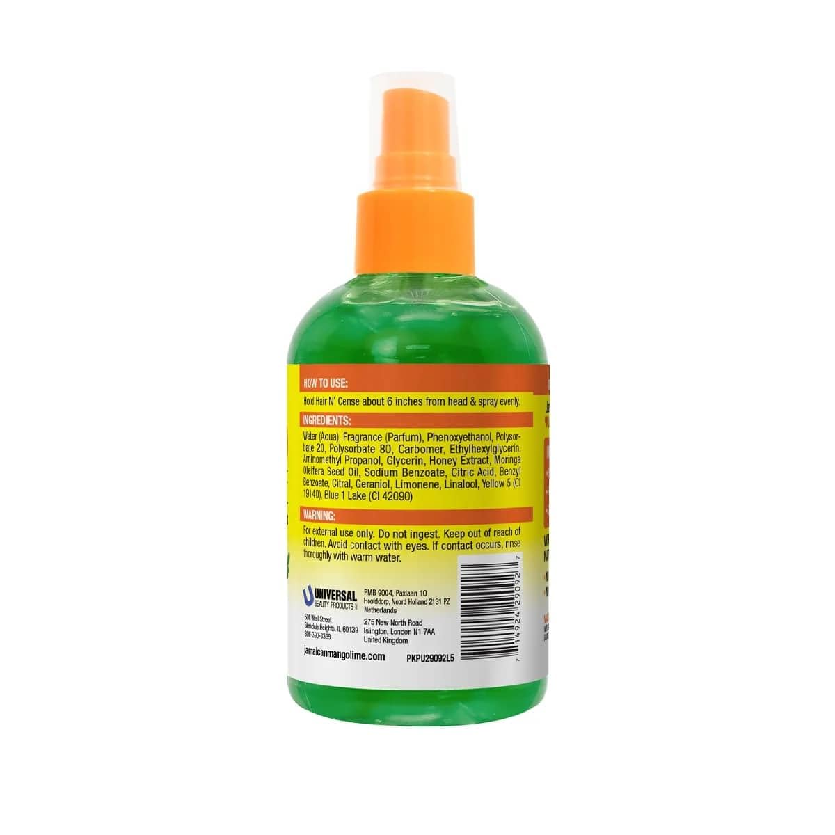 Jamaican Mango & Lime Love Your Locs Hair N'Cense Spray - Lightweight Odor-Eliminating & Scalp Refresh Spray for Locs, Braids, Twists & Natural Hair 4 Beauty and Personal Care Jamaican Mango & Lime