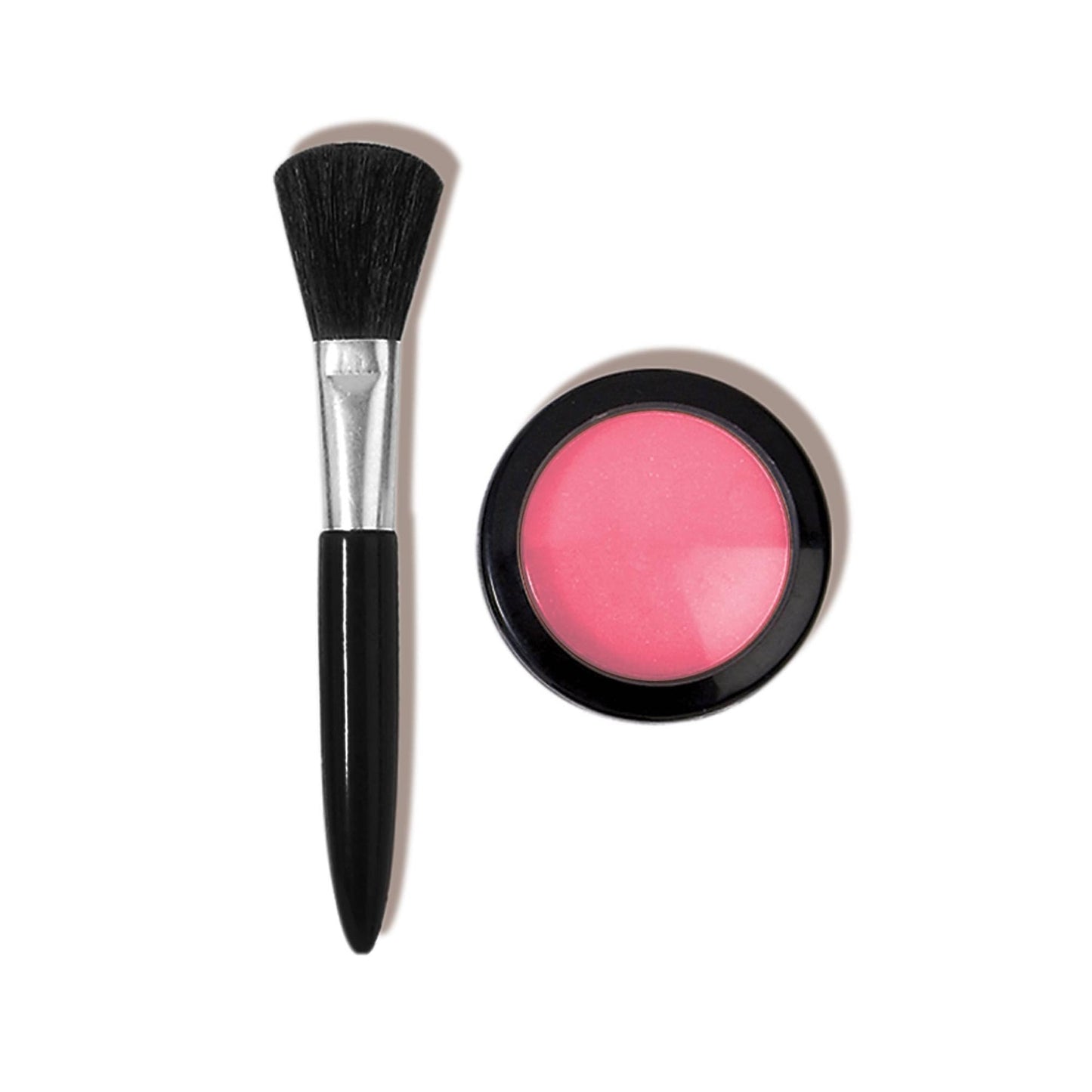 L.A. COLORS Blusher & Deluxe Brush (carded), Mink CBC143 Beauty & Personal Care L.A. COLORS