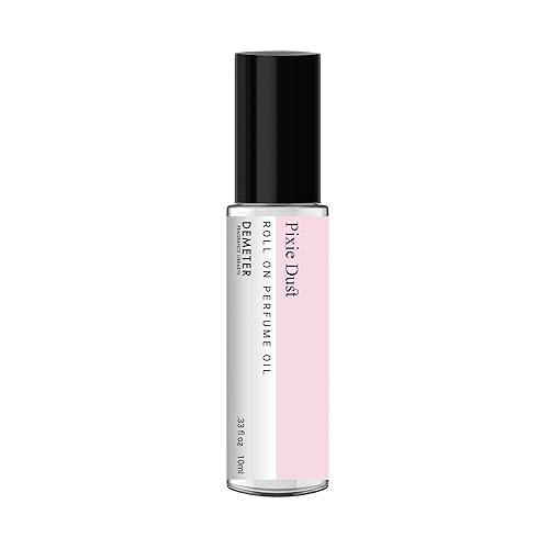 DEMETER Pixie Dust Perfume Oil Roll On, .33 oz, Long-Lasting Beauty & Personal Care DEMETER