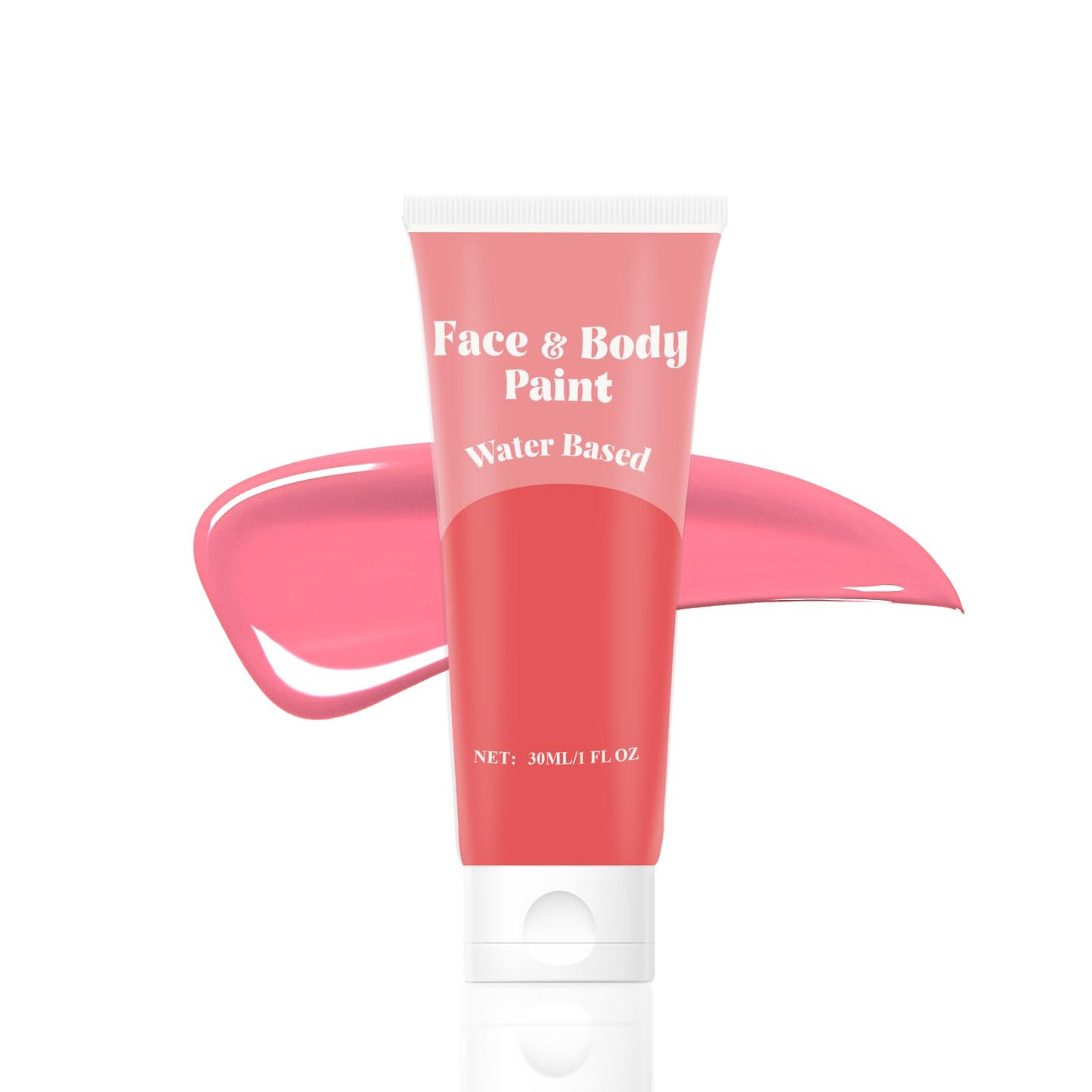 Pink Face Body Paint,Water Based Face Painting for Art Theater Halloween Party Cosplay,Sugar Skull Makeup, Clown, Costume, SFX Special Effect Beauty & Personal Care TUHPIBK