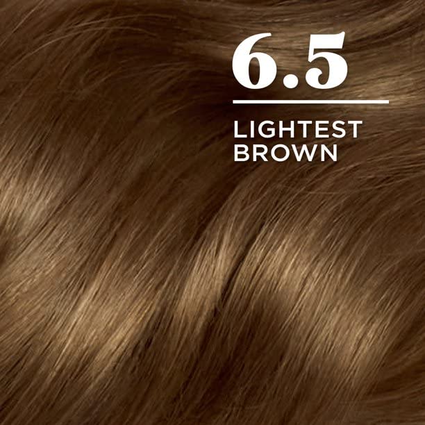 Clairol Nice 'n Easy Permanent Color 6.5 Natural Lightest Brown 1 ea (Pack of 3) Beauty & Personal Care Clairol