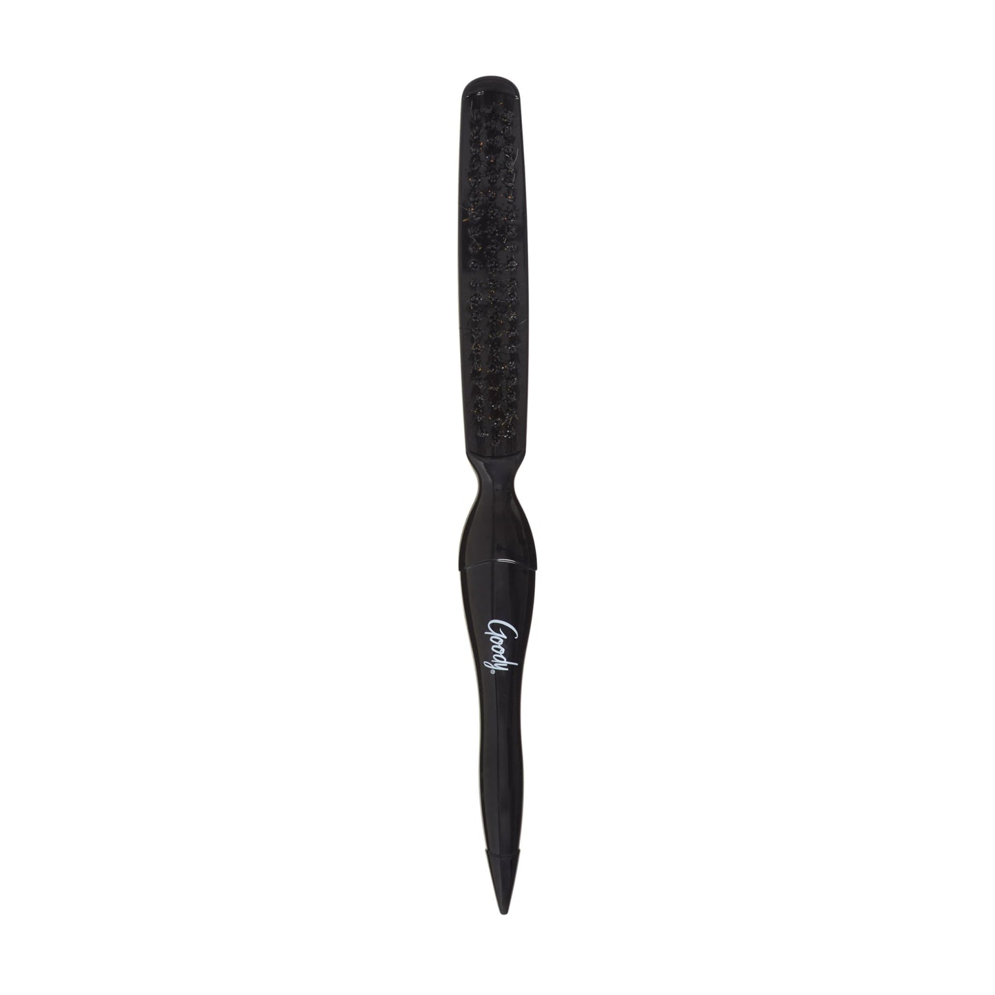 Goody Shine On Boar Edge Brush, Boar Bristle with Long Sectioning Tail, Smoothens Fly-Aways, Use as a Styling Brush, All Hair Types, Textures Beauty & Personal Care GOODY