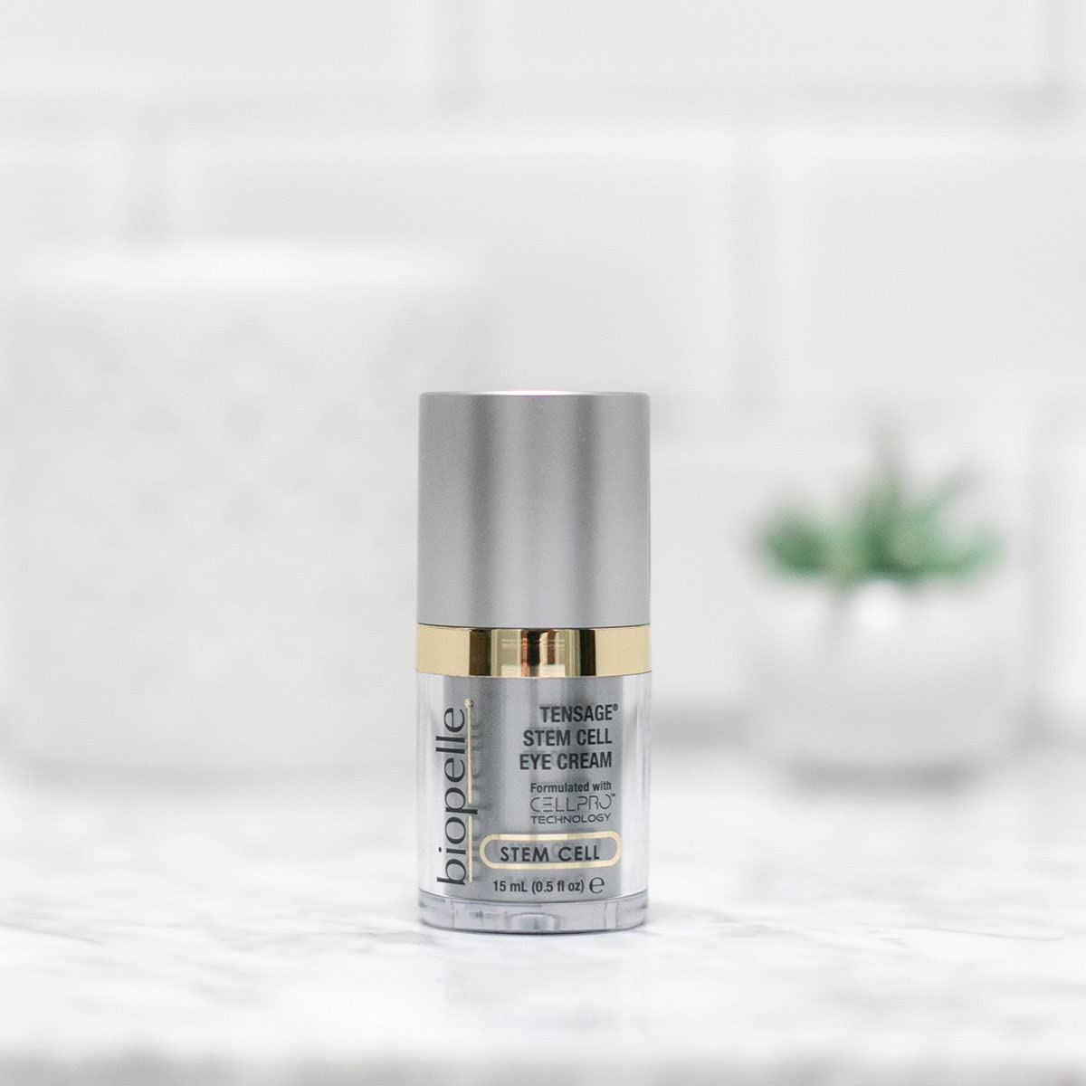 Biopelle Tensage Stem Cell Eye Cream, Under-Eye Cream for Dark Circles, Puffiness, and Bags with CellPro Technology, Caffeine, Retinol, and Peptides Beauty & Personal Care biopelle