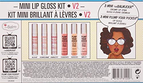 theBalm Hydrating Mini Lip Gloss 6-Piece Set Beauty & Personal Care theBalm