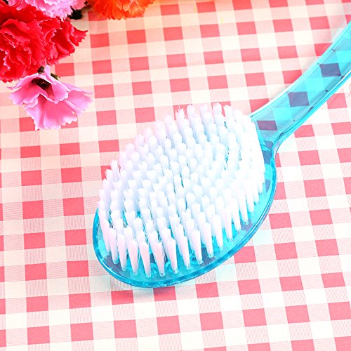 Long Handle Bath Shower Body Brush with Super Soft Back Scrubber Wholesome Dry Skin Bath Brush with Long Handle Back Scrubber Beauty and Personal Care Yosoo