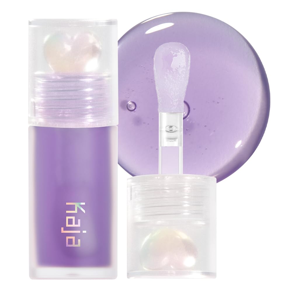 Kaja Lip Plumping - Juicy Glass 04 Grape Glowtini - Hydrating, Feel Plumped and Lightweight with Vitamin Tree Fruit Oil, Vegan, Cruelty-Free, Clear Beauty and Personal Care Kaja