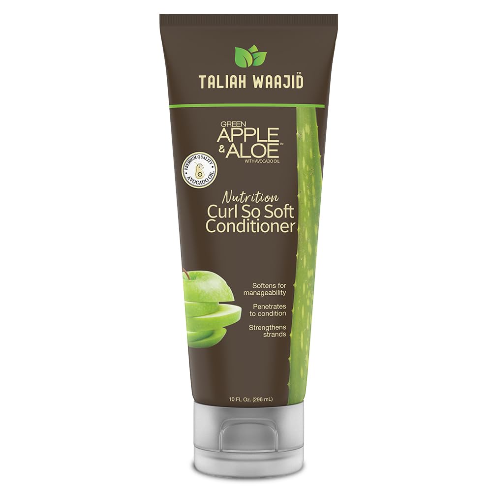 Taliah Waajid Curl So Soft Conditioner, 10 fl oz - Moisturizing Conditioner for Curly & Coily Hair - Defines Curls, Softens, Detangles & Hydrates