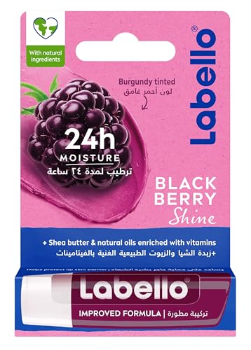 Labello BlackBerry Shine Lip Balm 4,8 g Beauty and Personal Care Labello