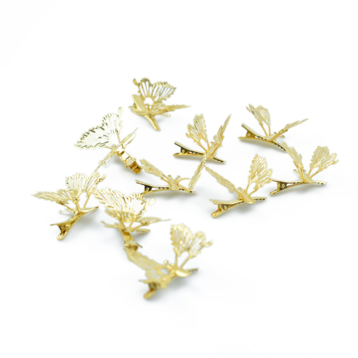 ISCRIO 12 Pcs Butterfly Hair Clips, Moving Wings Butterfly Metal Hair Barrettes, Hair Styling Accessories,Cute Hairs Pins Clip for Women and Girls Beauty & Personal Care VOBRAMY
