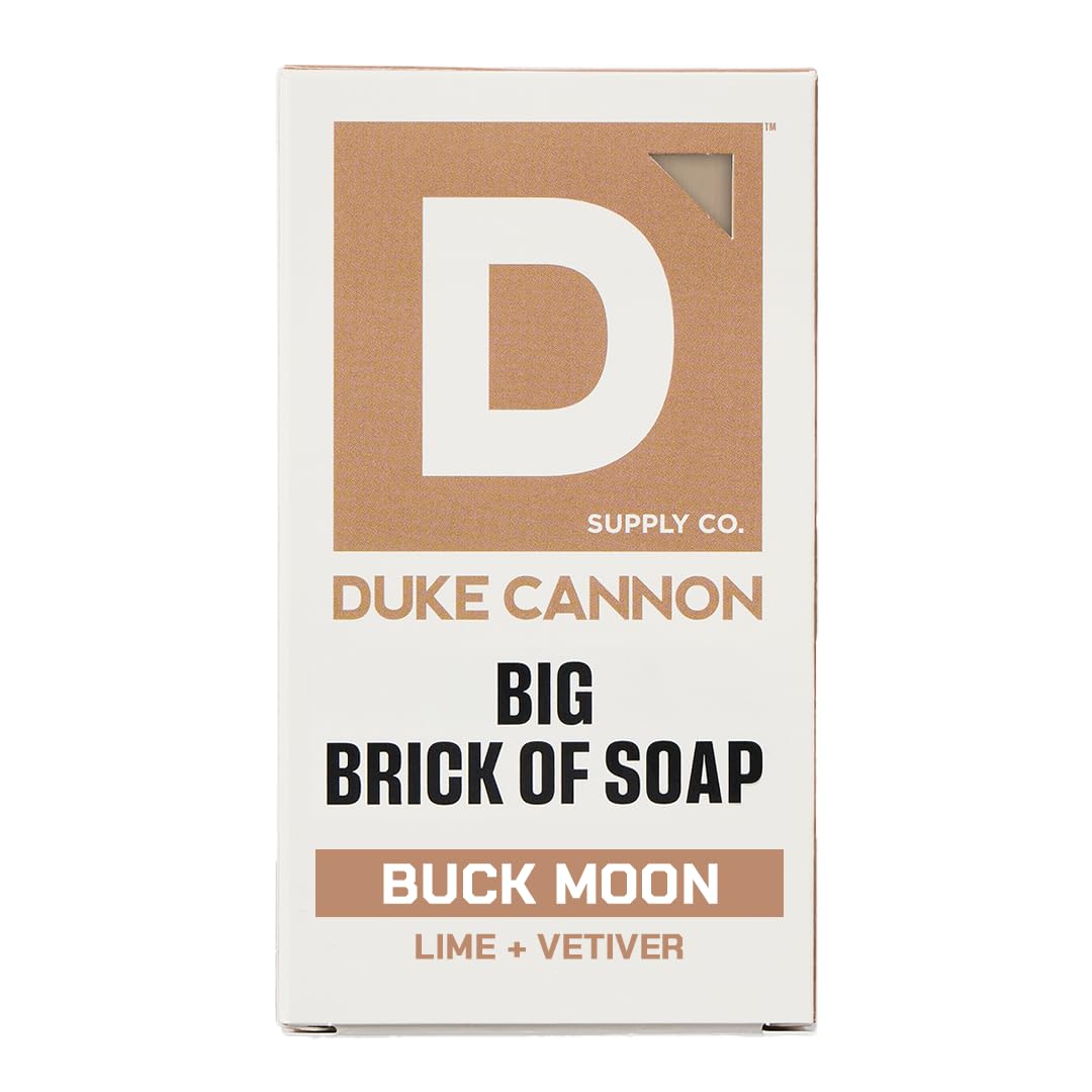 Duke Cannon Supply Co. Extra Large Bar Soap - Men's Natural Soap with Masculine Scents - Lime + Vetiver - Made in the USA with Domestic & Globally Beauty & Personal Care Duke Cannon Supply Co.