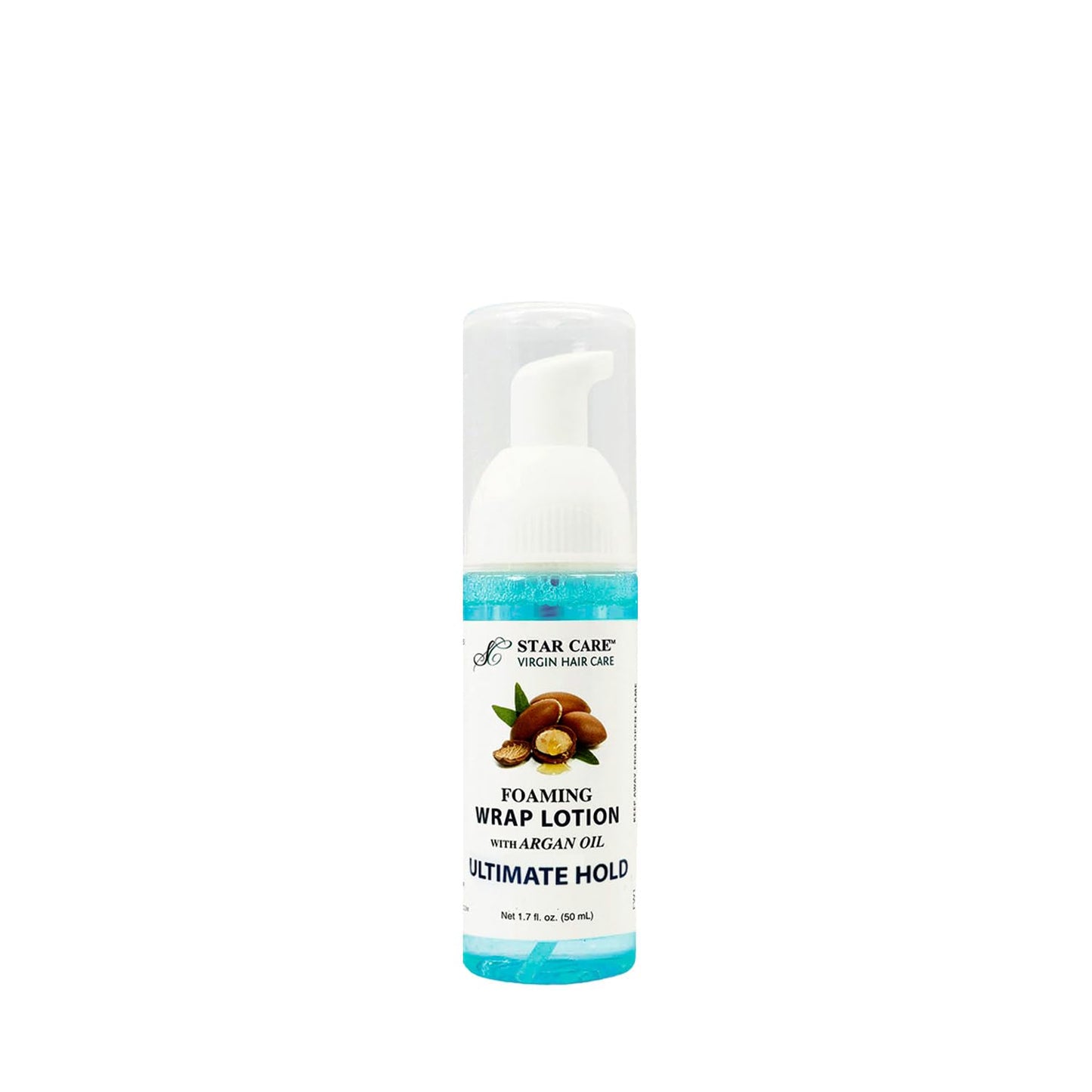 STAR CARE Foaming Wrap Lotion with Argan Oil Moisturizing Styling Foam for Long-Lasting Control, Volume & Shine for Natural Hair Lightweight Beauty & Personal Care STAR CARE