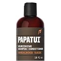PAPATUI by Dwayne Johnson Nourishing Shampoo + Conditioner 2in1 for Men | Clean Hair & Scalp | Sulfate-Free | Sandalwood Suede | 18 oz Beauty & Personal Care PAPATUI