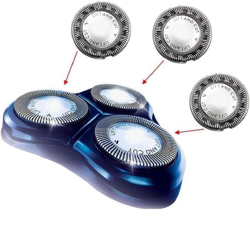 HQ64 Replacement Shaver Heads for Philips Shaver AT890 PT 860 HQ7310 PT720 PT724 AT750 PT710 PT730 AT810 AT830 PT723 PowerTouch Electric Shaver Razor Beauty and Personal Care Diertudmy