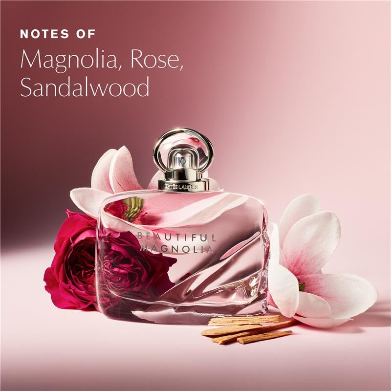 Estée Lauder Beautiful Magnolia Eau de Parfum Spray with Notes of Lush Magnolia, Solar Gardenia, Warm Woods & Luminous Musk | Perfumes for Women, 3.4 Beauty & Personal Care Estée Lauder
