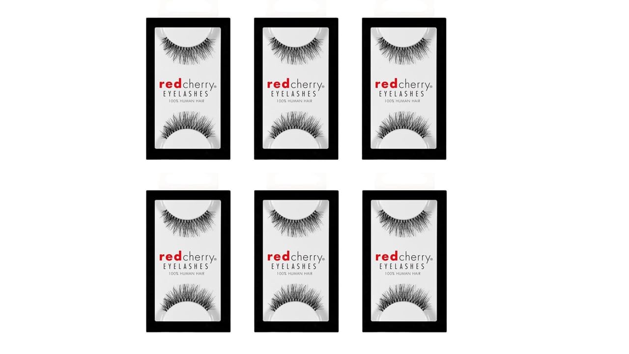 Red Cherry #213 False Eyelashes (Pack of 6 Pairs) Beauty & Personal Care Red Cherry