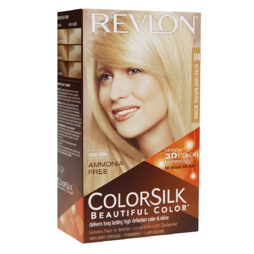 Revlon ColorSilk Hair Color, 03 Ultra Light Sun Blonde 1 ea (Pack of 3) Beauty & Personal Care REVLON