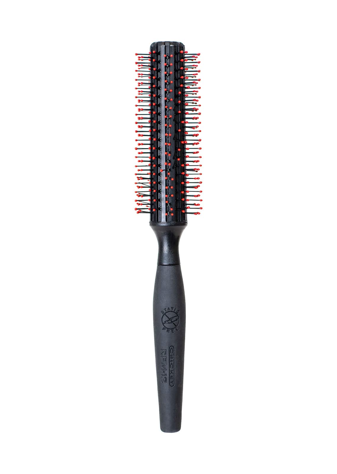 Cricket Static Free RPM 12 Row Round Hair Brush - Curling, Blow Drying, Detangling and Styling Wet or Dry, Suitable for All Hair Types Beauty & Personal Care Cricket