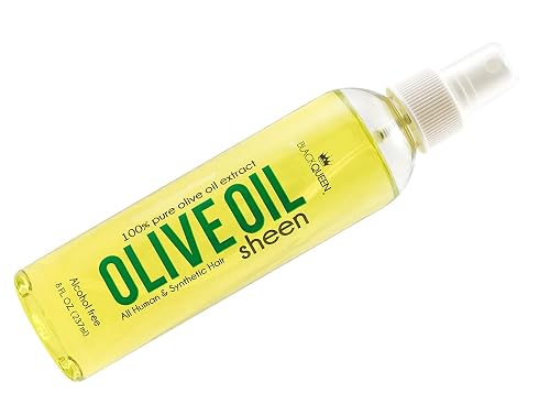 Black Queen® Olive Oil Moisturizing Spray for Locs, Braids, 4C Hair & Twists - Lightweight Hair Oil for Protective Styles - Shine, Frizz Control Beauty & Personal Care Black Queen