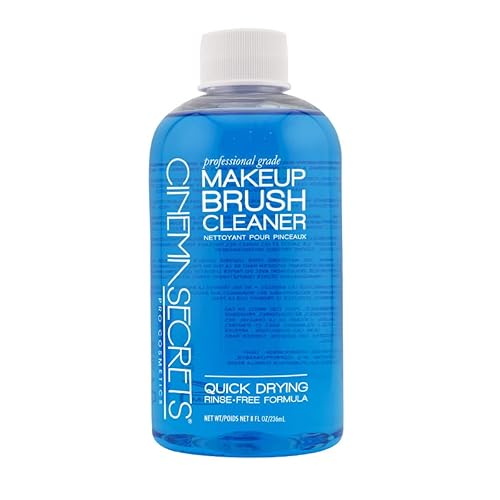 Cinema Secrets Original Blue Vanilla Makeup Brush Cleaner Solution - Professional Cleanser for Makeup Brushes - Quick-Drying, Rinse-Free Formula Beauty & Personal Care CINEMA SECRETS