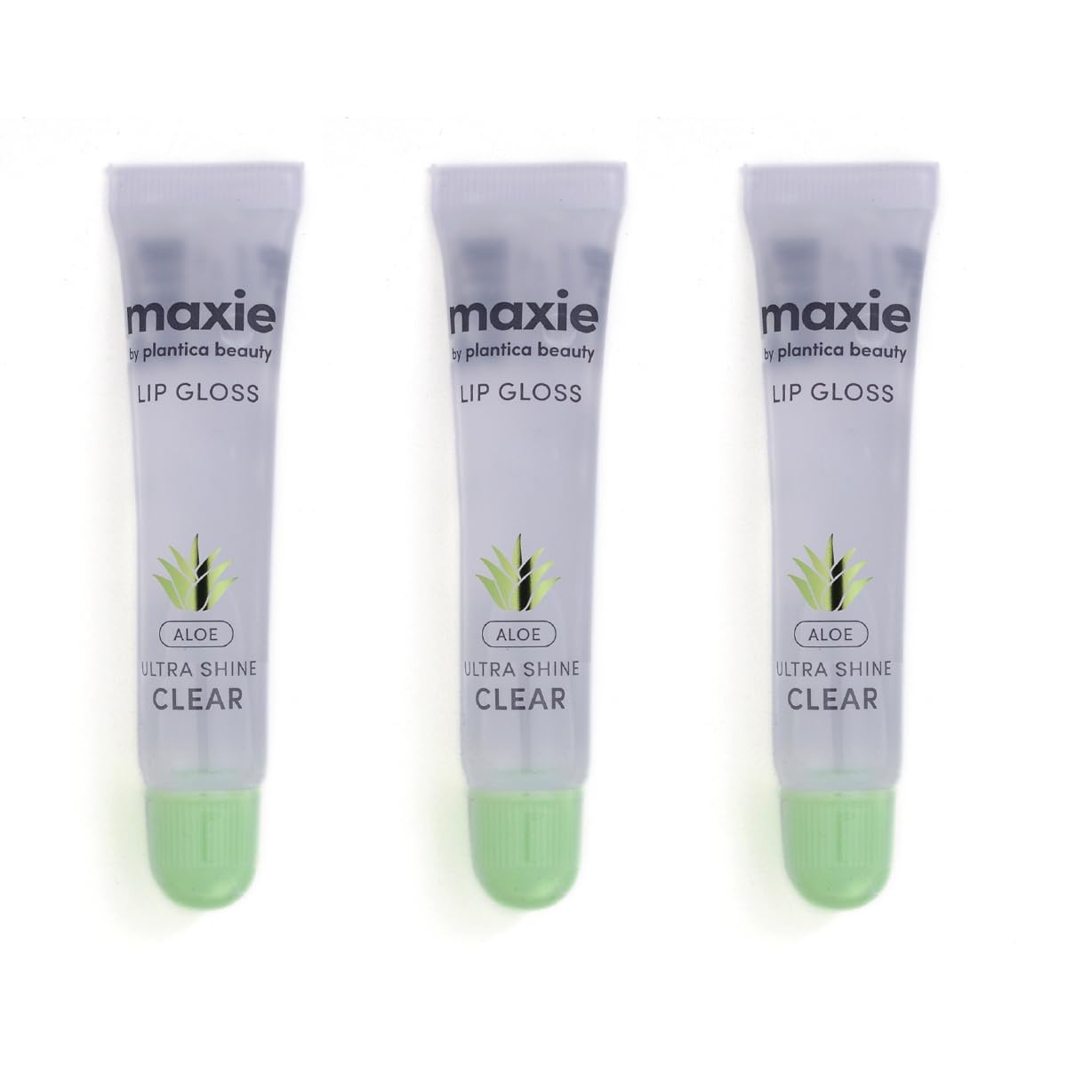 Maxie by Plantico Beauty Clear Lip Polish bulk (12 Pieces) CLEAR/ALOE (ALOE, 3 PCS) Beauty & Personal Care MAXIE BY PLANTICA BEAUTY