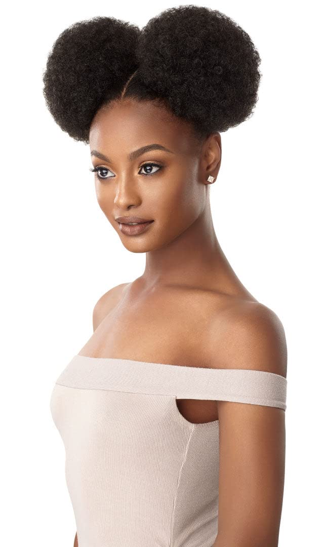 Outre Synthetic Quick Pony AFRO PUFF DUO LARGE (1B)